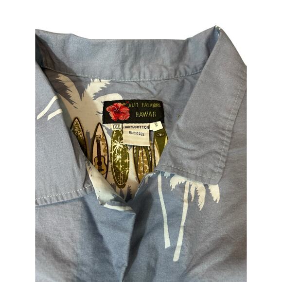 Ali’i Fasions Hawaiian Men’s Button Down, 4XL - Picture 3 of 5